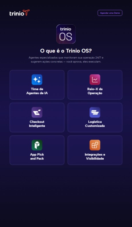 Menu do Showcase