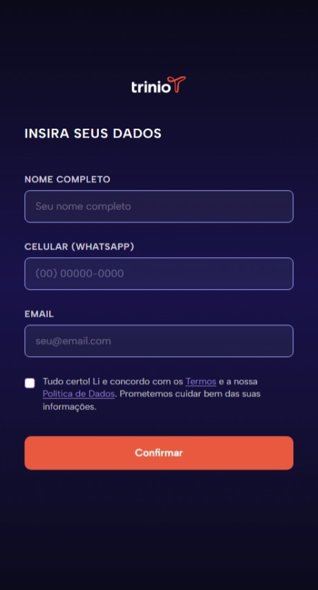 Formulário de captura (Freeform)